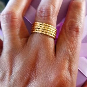 18 karat saudi gold ring